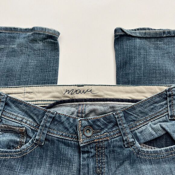 Mavi Jeans "Mindy" Low Cut Bootcut Cotton Jeans 27/4 - Picture 3 of 7